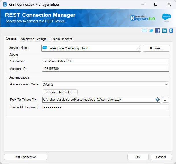 Salesforce Marketing Cloud Connection Manager OAuth2